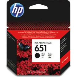 HP 651 Γνήσιο Μελάνι Εκτυπωτή InkJet Μαύρο (C2P10AE)