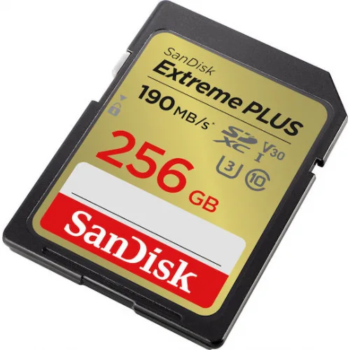 Sandisk Extreme SDXC 256GB Class 10 U3 V30 UHS-I 90MB/s