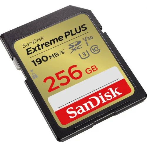 Sandisk Extreme SDXC 256GB Class 10 U3 V30 UHS-I 90MB/s