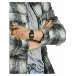 Casio Vintage Edgy Ψηφιακό Ανδρικό Ρολόι 40.7mm Χρονογράφος Μπαταρίας με Μαύρο Μεταλλικό Μπρασελέ Casio Vintage Edgy Ψηφιακό Ανδρικό Ρολόι 40.7mm Χρονογράφος Μπαταρίας με Μαύρο Μεταλλικό Μπρασελέ