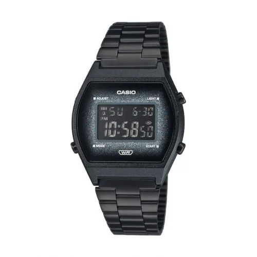 Casio Vintage Edgy Ψηφιακό Ανδρικό Ρολόι 35mm Μπαταρίας με Μαύρο Μεταλλικό Μπρασελέ