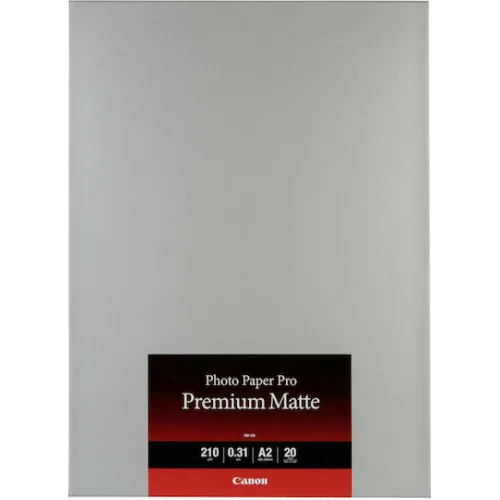 Canon PM-101 Φωτογραφικό Χαρτί Pro Premium Matte A2 210gr/m² για Εκτυπωτές Inkjet 20 Φύλλα