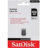 Sandisk Ultra Fit 512GB USB 3.1 Stick Μαύρο