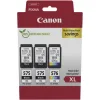 Canon PG-575 XL x2 Γνήσιο Πακέτο 3 Μελανιών Εκτυπωτή InkJet Μαύρο / Πολλαπλό (Color) (5437C004)