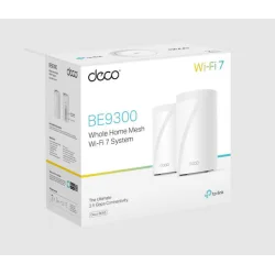TP-LINK Deco BE65 BE9300 v1 WiFi Mesh Network Access Point Wi‑Fi 7 Single Band (2.4GHz) σε Διπλό Kit