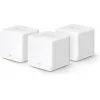 Mercusys Halo H60X WiFi Mesh Network Access Point Wi‑Fi 6 Dual Band (2.4 & 5GHz) σε Τριπλό Kit Λευκό
