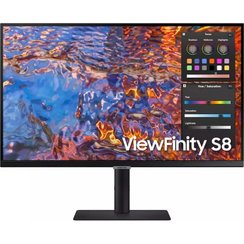 Samsung ViewFinity S8 IPS HDR Monitor 27" QHD 3840x1600 με Χρόνο Απόκρισης 5ms GTG