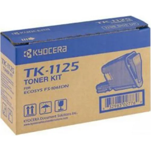 Kyocera TK-1125 Γνήσιο Toner Laser Εκτυπωτή Μαύρο 2100 Σελίδων (1T02M70NL0) Kyocera TK-1125 Γνήσιο Toner Laser Εκτυπωτή Μαύρο 2100 Σελίδων (1T02M70NL0)