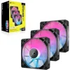 Corsair iCue Link RX120 Case Fan με RGB Φωτισμό και Σύνδεση 4-Pin PWM 3τμχ