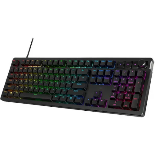 HyperX Alloy Rise Gaming Πληκτρολόγιο με HyperX Red διακόπτες και RGB φωτισμό (Αγγλικό US)