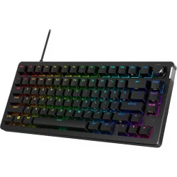 HyperX Alloy Rise 75 Gaming Μηχανικό Πληκτρολόγιο 75% με HyperX Red διακόπτες και RGB φωτισμό (Αγγλικό US)