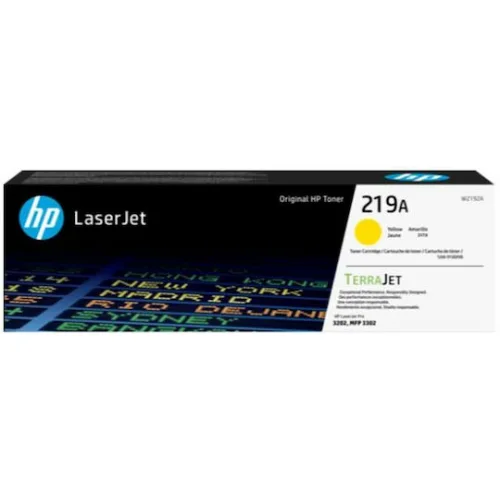 HP 219A Γνήσιο Toner Laser Εκτυπωτή Κίτρινο 1200 Σελίδων (W2192A)