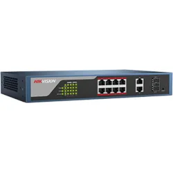 Hikvision DS-3E0109P-E Unmanaged L2 PoE+ Switch με 8 Θύρες Ethernet
