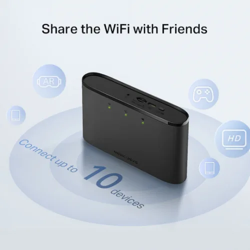 Mercusys MT110 Ασύρματο 4G Φορητό Hotspot Wi‑Fi 4