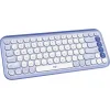Logitech Pop Icon Ασύρματο Bluetooth Πληκτρολόγιο Αγγλικό US Μωβ