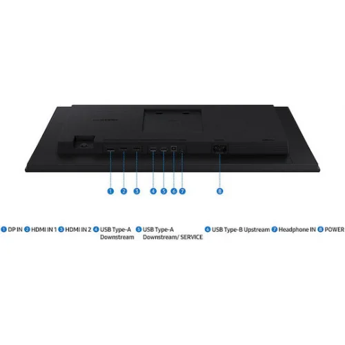 Samsung Essential S4 S40GD IPS Monitor 24" FHD 1920x1080 με Χρόνο Απόκρισης 5ms GTG