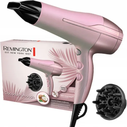 Remington Coconut Smooth Πιστολάκι Μαλλιών 2200W