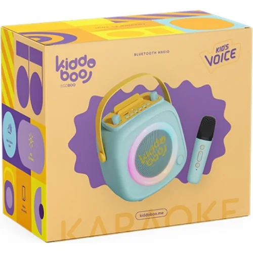 Kiddoboo Σύστημα Karaoke με Ασύρματo Μικρόφωνo σε Πράσινο Χρώμα