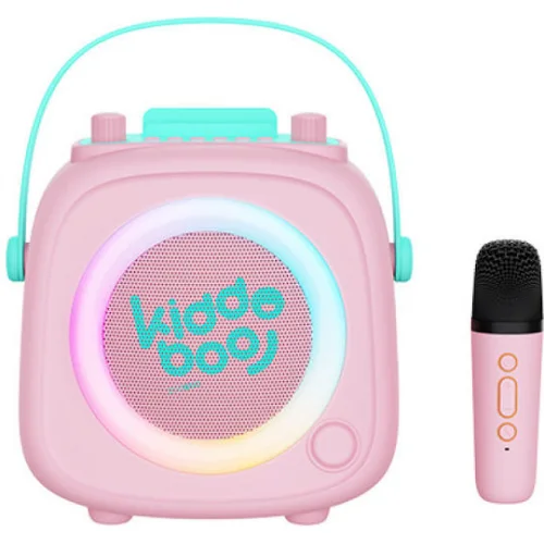 Kiddoboo Σύστημα Karaoke με Ασύρματo Μικρόφωνo σε Ροζ Χρώμα
