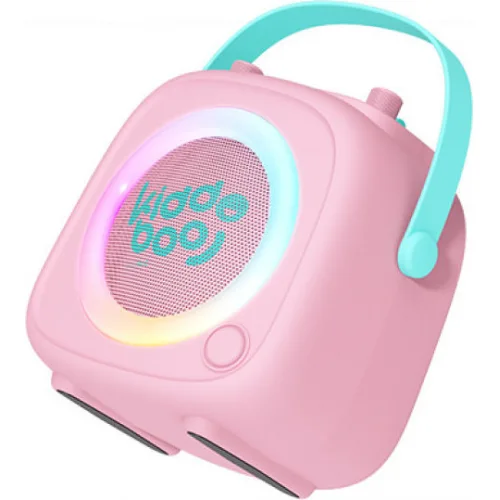 Kiddoboo Σύστημα Karaoke με Ασύρματo Μικρόφωνo σε Ροζ Χρώμα
