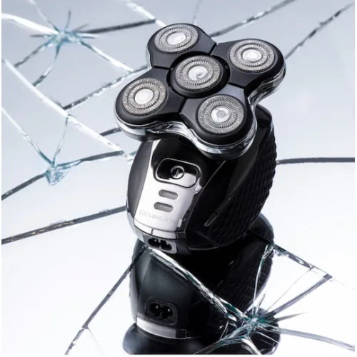 Remington RX5 για το Κεφάλι XR1500 Περιστρεφόμενη Ξυριστική Μηχανή Προσώπου Επαναφορτιζόμενη