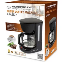 Esperanza Καφετιέρα Φίλτρου 950W Black