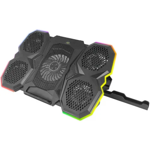 Esperanza Breva Cooling Pad για Laptop έως 17" με 5 Ανεμιστήρες και Φωτισμό