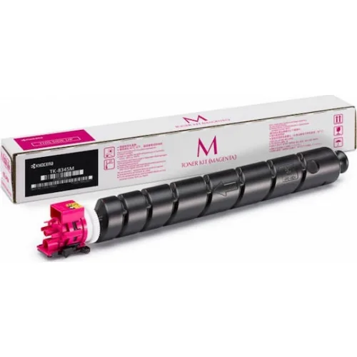 Kyocera TK-8345M Γνήσιο Toner Laser Εκτυπωτή Ματζέντα 12000 Σελίδων (1T02L7BNL0 1T02L7BNL1)