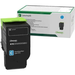 Lexmark C242XC0 Γνήσιο Toner Laser Εκτυπωτή Κυανό Return Program Extra High Yield 3500 Σελίδων
