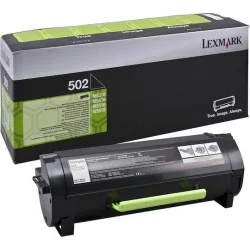 Lexmark 502 Γνήσιο Toner Laser Εκτυπωτή Μαύρο Return Program 1500 Σελίδων (50F2000)