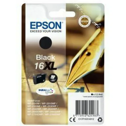 Epson 16XL Γνήσιο Πακέτο 4 Μελανιών Εκτυπωτή InkJet Κίτρινο / Κυανό / Ματζέντα / Μαύρο (C13T16364010 C13T16364012)