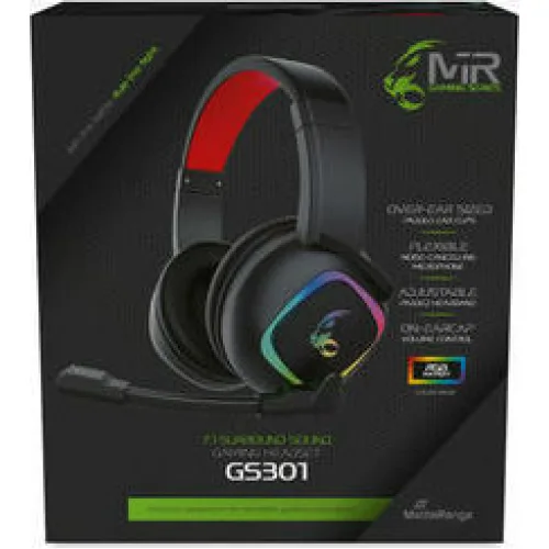 MediaRange MRGS301 Over Ear Gaming Headset με σύνδεση USB MediaRange MRGS301 Over Ear Gaming Headset με σύνδεση USB