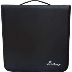 MediaRange Φορητή Θήκη CD & DVD BOX95 Synthetic Leather Black 400 Θέσεων