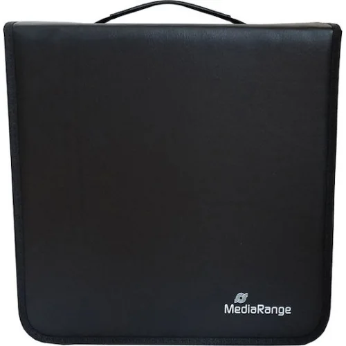 MediaRange Φορητή Θήκη CD & DVD BOX95 Synthetic Leather Black 400 Θέσεων