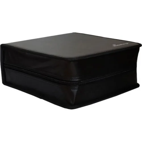 MediaRange Φορητή Θήκη CD & DVD BOX94 Synthetic Leather Black για 300 CDs