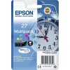 Epson 27 Γνήσιο Πακέτο 3 Μελανιών Εκτυπωτή InkJet Κίτρινο / Κυανό / Ματζέντα (C13T27054010 C13T27054012)