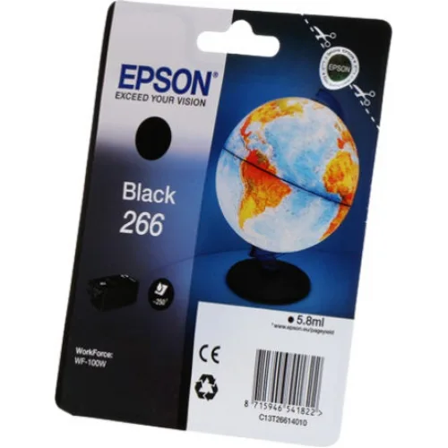 Epson 266 Γνήσιο Μελάνι Εκτυπωτή InkJet Μαύρο (C13T26614010)