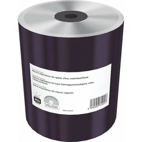 MediaRange Εγγράψιμα DVD+R 16x 4.7GB Cake Box 100τμχ MediaRange Εγγράψιμα DVD+R 16x 4.7GB Cake Box 100τμχ