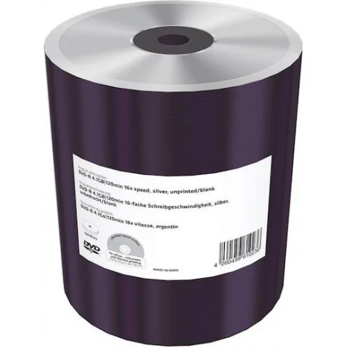MediaRange Εγγράψιμα DVD-R 16x 4.7GB Cake Box 100τμχ MediaRange Εγγράψιμα DVD-R 16x 4.7GB Cake Box 100τμχ