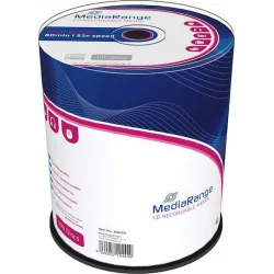 MediaRange Εγγράψιμα CD-R 52x 700MB Cake Box 100τμχ MediaRange Εγγράψιμα CD-R 52x 700MB Cake Box 100τμχ