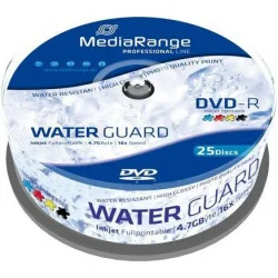 MediaRange Εγγράψιμα DVD-R 16x Printable 4.7GB Cake Box 25τμχ MediaRange Εγγράψιμα DVD-R 16x Printable 4.7GB Cake Box 25τμχ