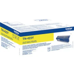 Brother TN-423Y Γνήσιο Toner Laser Εκτυπωτή Κίτρινο High Yield 4000 Σελίδων (TN-423Y)