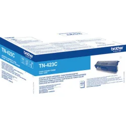 Brother TN-423C Γνήσιο Toner Laser Εκτυπωτή Κυανό High Yield 4000 Σελίδων (TN-423C)