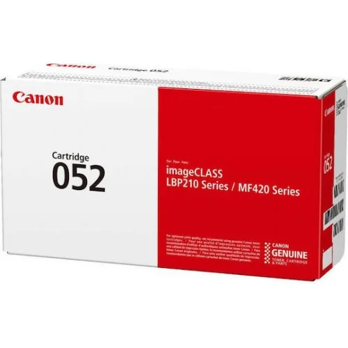 Canon 052 Γνήσιο Toner Laser Εκτυπωτή Μαύρο 3100 Σελίδων (2199C002)