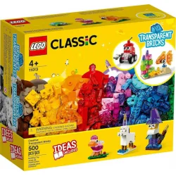 Lego Classic Creative Transparent Bricks για 4+ Ετών