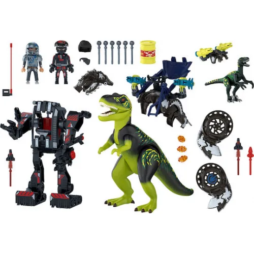 Playmobil Dino Rise T-Rex: Η Μάχη Των Γιγάντων για 5-10 ετών