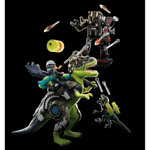 Playmobil Dino Rise T-Rex: Η Μάχη Των Γιγάντων για 5-10 ετών