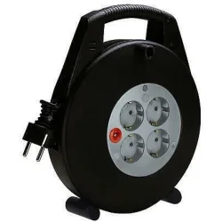 Brennenstuhl Vario Line Μπαλαντέζα Καρούλι Κλειστού Τύπου 4 Θέσεων με Καλώδιο 15m Διατομή 3 x 1.5mm² και Γείωση