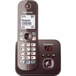 Panasonic KX-TG6821 Ασύρματο Τηλέφωνο Καφέ