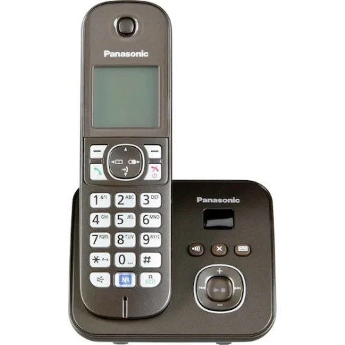 Panasonic KX-TG6821 Ασύρματο Τηλέφωνο Καφέ
